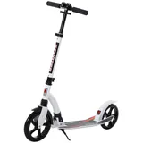 Homcom Kinderscooter, Kickscooter mit Stoßdämpfung, Tretroller Weiß, 92,5 x 37,5 x cm