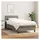 vidaXL Boxspringbett 100 x 200 cm Taupe
