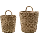 HDHere Aufbewahrungskörbe, beige, 2 St.