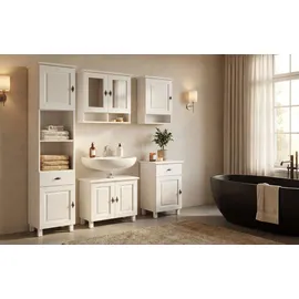OTTO home Waschbeckenunterschrank Rauna 76 x 44 x 39 cm Weiß