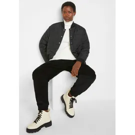 bonprix Baumwoll-Mix-Hose, schwarz, 46