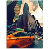 Artland Wandbild »Taxi in New York«, Gebäude, (1 St.), bunt