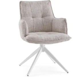 hjh living Esszimmerstuhl Tavaro Polyester beige