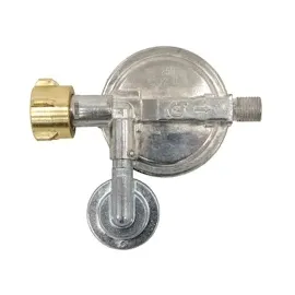 Igt Gasdruckminderer mit Manometer für Flüssiggas Butan- und Propangas 50 mbar
