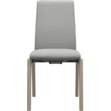 Stressless® Polsterstuhl Laurel, Low Back, Größe M, mit abgerundeten Beinen in Eiche gekalkt blau