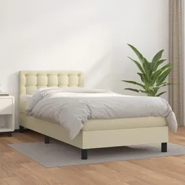 vidaXL Jianna 90 x 200 cm Creme