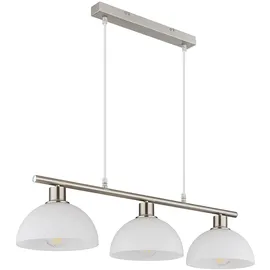 GLOBO Hängeleuchte 1-flg. 120 cm rund/silber