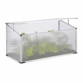 Relaxdays Frühbeet 1 x 0,5 x 0,5 m transparent
