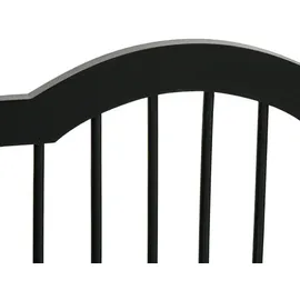 PawHut Hunde-Schutzgitter schwarz Polypropylen B/H/L: ca. 29,5x154,5x61 cm - schwarz