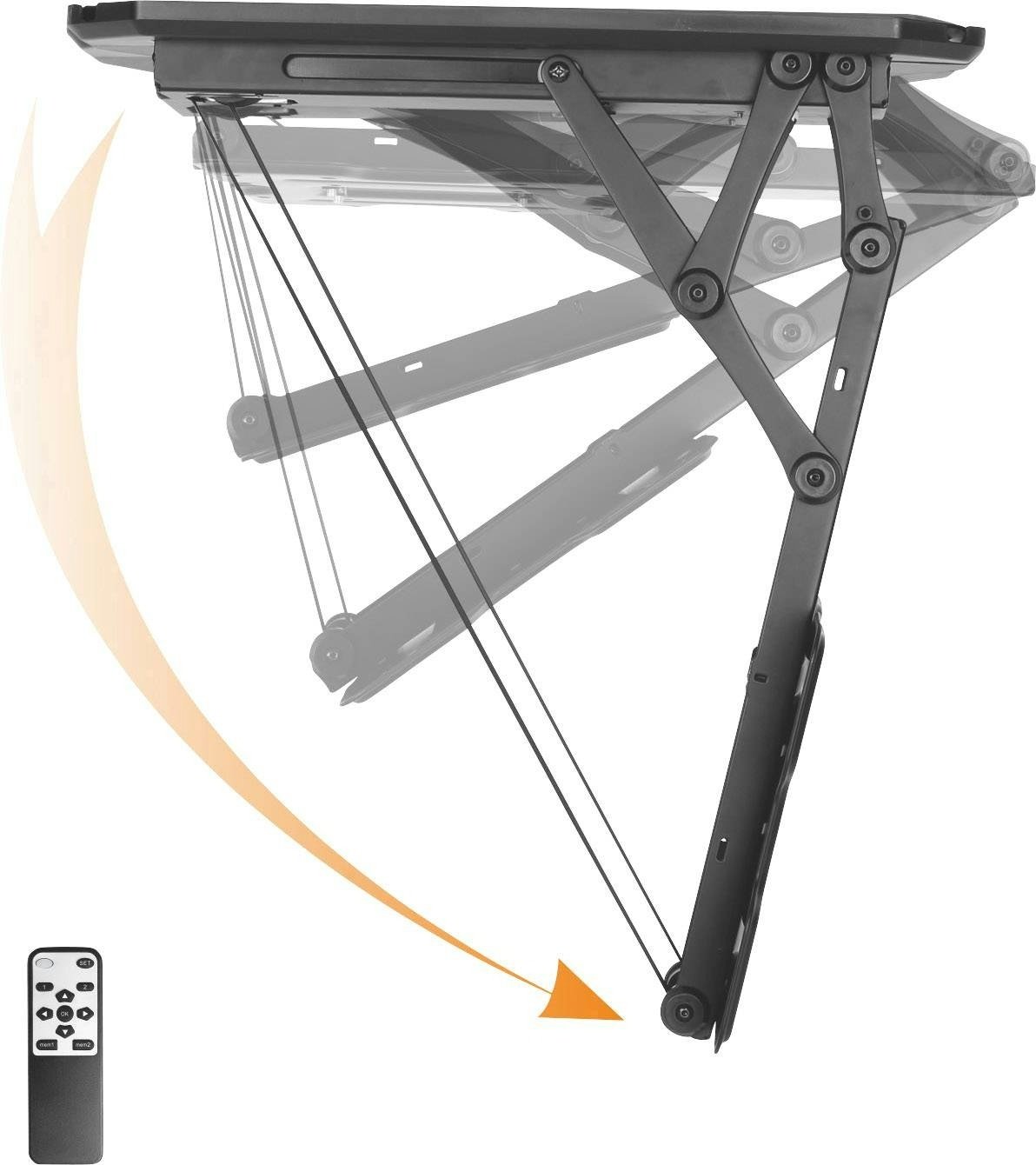 SpeaKa Professional TV-Deckenhalterung "Motorisiert"