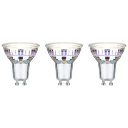 Paulmann Eco-Line 230 V LED Reflektor GU10 3 x 450 lm, nachhaltig energiesparend 3x2, 5 W 3000K