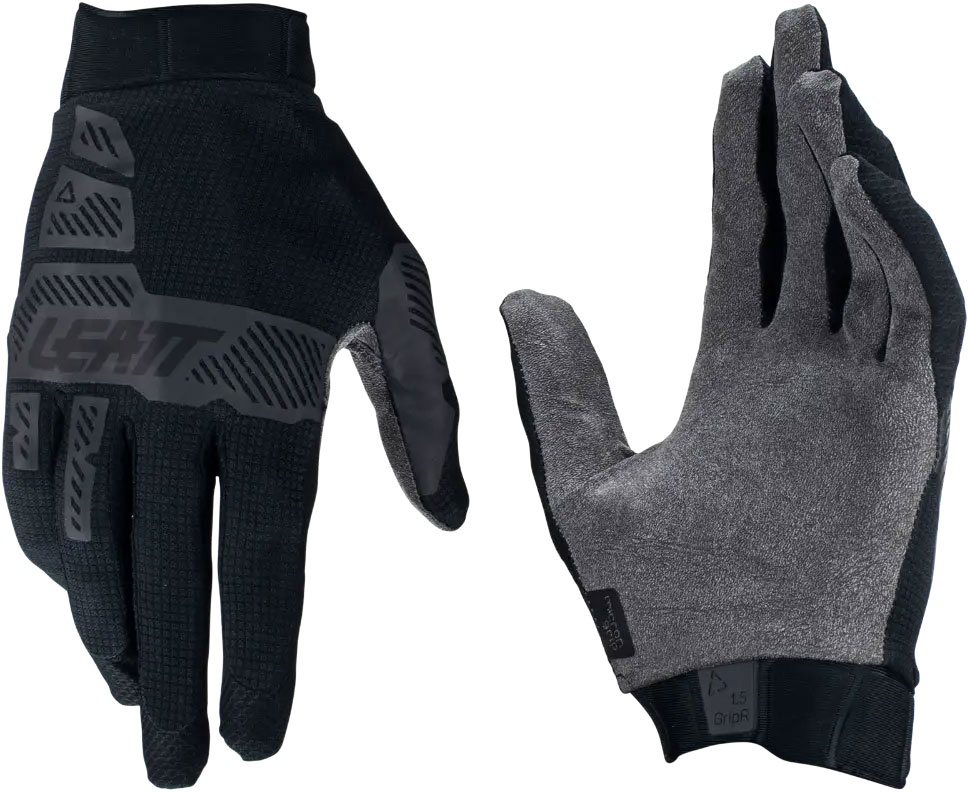 Leatt 1.5 GripR, gants - Noir/Gris - S
