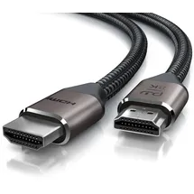 Primewire 8k HDMI Kabel 2.1 UHD II, 8k @ 120 Hz mit DSC, 7680 x 4320, 2k 4k Ethernet, HDR eARC VRR ALLM, kompatibel zu Blu Ray PS4 PS5 - 3 m