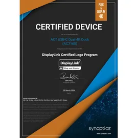 Act USB-C-Dockingstation Schwarz AC7160