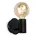 Wandleuchte Wandlampe Badezimmerlampe spritzwassergeschützte Wandleuchte für das Lampe Badezimmer Spiegellampe Spiegelleuchte 1x 10x10 cm DxH Schwarz