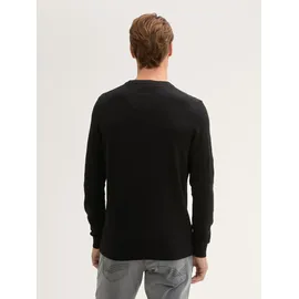 Tom Tailor 1038426 Basic Knit Pullover Black 2XL