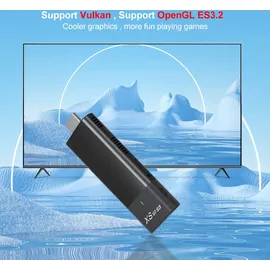 Vislone TV Stick für Android 10.0 Smart TV Box Streaming Media Player Streaming Stick 4K Unterstützung HDR mit Fernbedienung (1 GB RAM + 8 GB ROM)