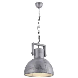 Pendelleuchte, Eisen, E27, Ø40cm, Industrial Stil, Vintage Look, rustikal