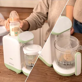 Cecotec Küchenroboter für Babys - Nana BabyCare FoodProcessor. Kocht, püriert, sterilisiert und erwärmt Babyflaschen, BPA-frei, geeignet Obst, Gemüse und Fleisch, Rezeptbuch