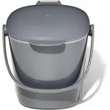 OXO Good Grips Komposteimer grau - geruchsdichter Abfalleimer für die Küche - 2,8 l