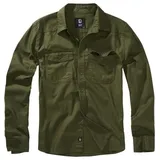 Brandit Textil Brandit Flanellshirt oliv, Größe XL