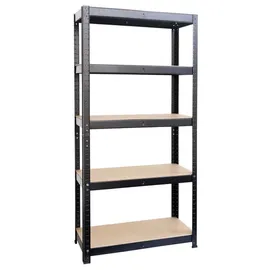 Karat Schwerlastregal Stahl 180 x 90 x 45 cm schwarz