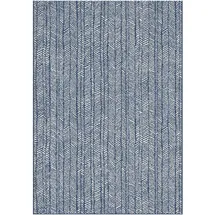 Steffensmeier Outdoorteppich, Blau, Textil, Gestreift, Rechteckig, 200x290 cm, wasserabweisend, Teppiche & Böden, Teppiche, Outdoorteppiche