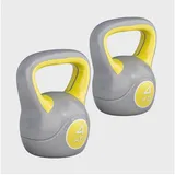 GORILLA SPORTS Kettlebell Kettlebell Stylish 2-20 KG gelb