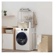 vidaXL Ablage Aluminium 70 x 27 x 136 cm Weiß