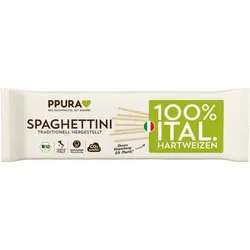 PPURA Spaghettini aus Hartweizen bio 500g