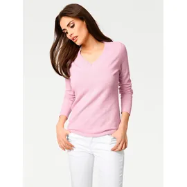 Heine V-Pullover Rosa 42