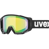 Uvex Athletic CV Bike Goggle, black/green-yellow, one size