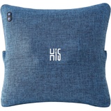 Hi5 Bravo Plus Shiatsu-Massagekissen mit Wärmefunktion Abschaltautomatik Waschbarer Bezug für Schultern Nacken Rücken und Beine-Indigo