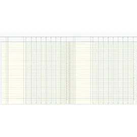 KÖNIG & EBHARDT Spaltenbuch 8-Spalten 27,7x29,7mm 40 Blatt Hellblau/kariert