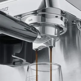 CASO Design 1826 Espresso Gourmet & Grind Siebträgermaschine