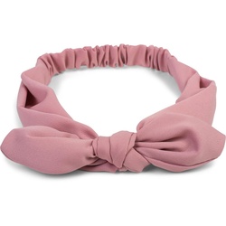 styleBREAKER Haarband, 1-tlg., Einfarbiges Haarband mit Schleife rosa