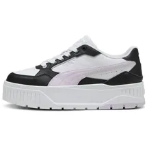 Puma Karmen II Idol Sneaker, White-Lilac Frost Black, 42 EU