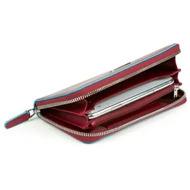 Piquadro Blue Square Zip Around Geldbörse unisex rot