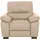 Calia Italia Sessel Gaia Leder 100 x 92 x 94 cm beige