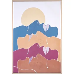 Canvas FASANO Frauenmotiv 63 x 93 cm Bunt