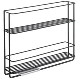 Metaltex Gewürzregal In & Out 6 x 28 x 22 cm Schwarz