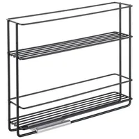 Metaltex Gewürzregal In & Out 6 x 28 x 22 cm Schwarz