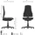 HJH Office CITY 10 Netzstoff Schwarz