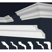 Marbet Design Stuckleiste E-8 weiß 78 St. 200 x