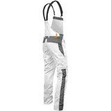 strongAnt Herren Malerhose Arbeits-Latzhose Berlin mit Kniepolstertaschen Kombi-Hose, Weiß/Grau, Gr. 102 - 102