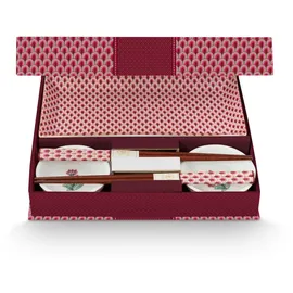 Pip Studio Flower Festival rund 6tlg pink