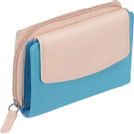 LEMONDO Geldbörse Damen türkis-beige