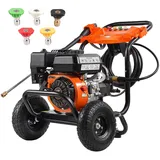 Vevor Benzin Hochdruckreiniger 3500PSI 10L/min 2,6GPM mit 5 Düsensatz für Autos