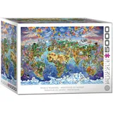 Eurographics 8520-5880 - World Wonders, Weltwunder, BIG-Puzzle inkl. Poster, 5000 Teile