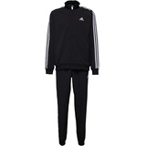adidas 3-Stripes Woven, Trainingsanzug mit Label-Streifen, Black, S